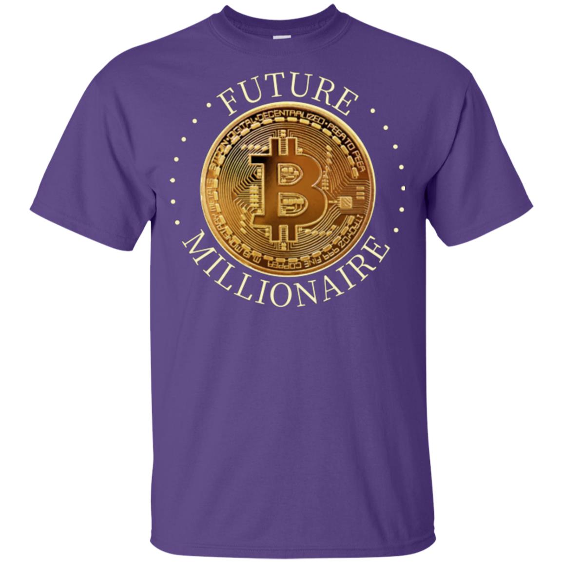 Future Millionaire Youth Ultra Cotton Bitcoin T-Shirt - GoneBold.gift