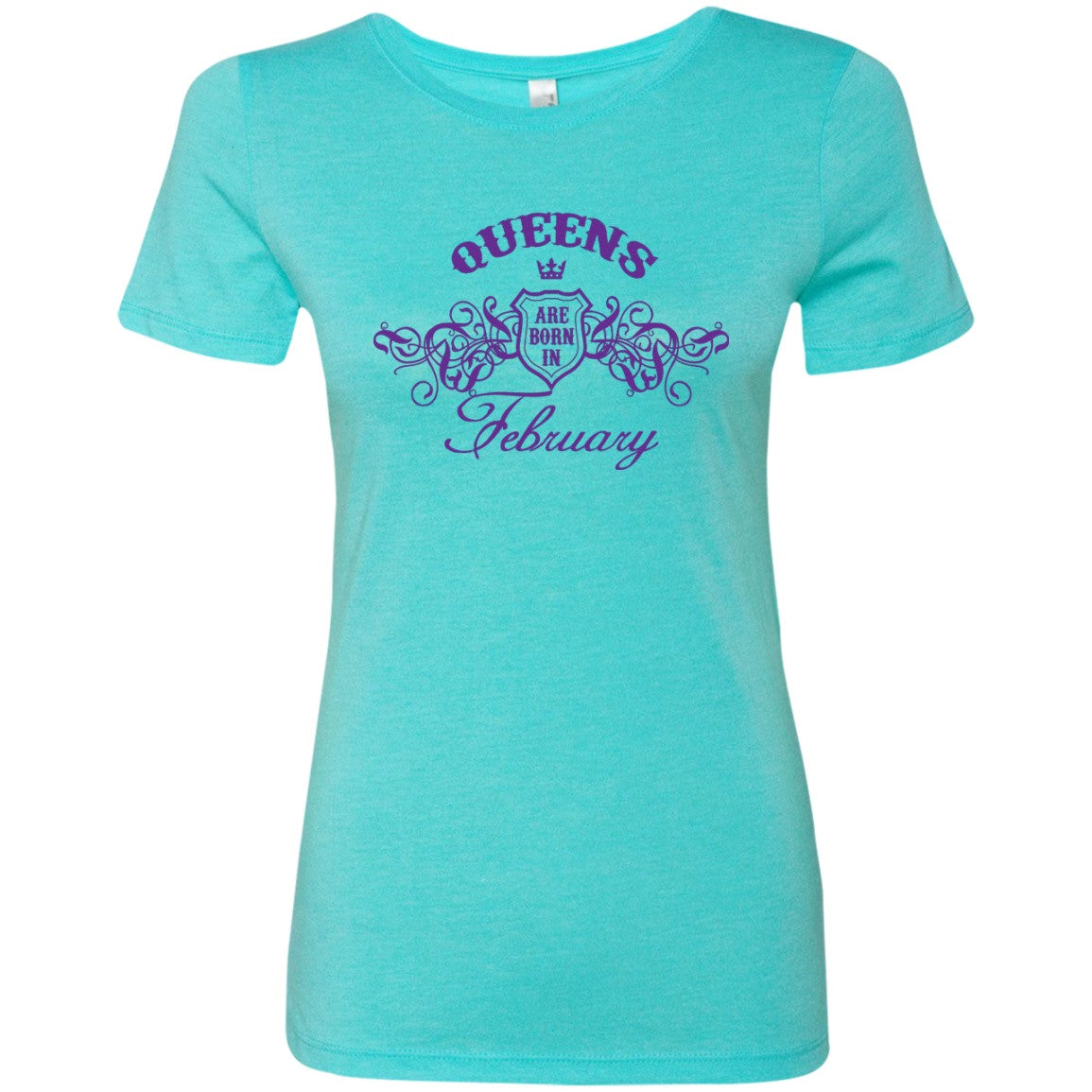 Queens Are Born In February - Purple Crown - Tees & Hoodies - GoneBold.gift