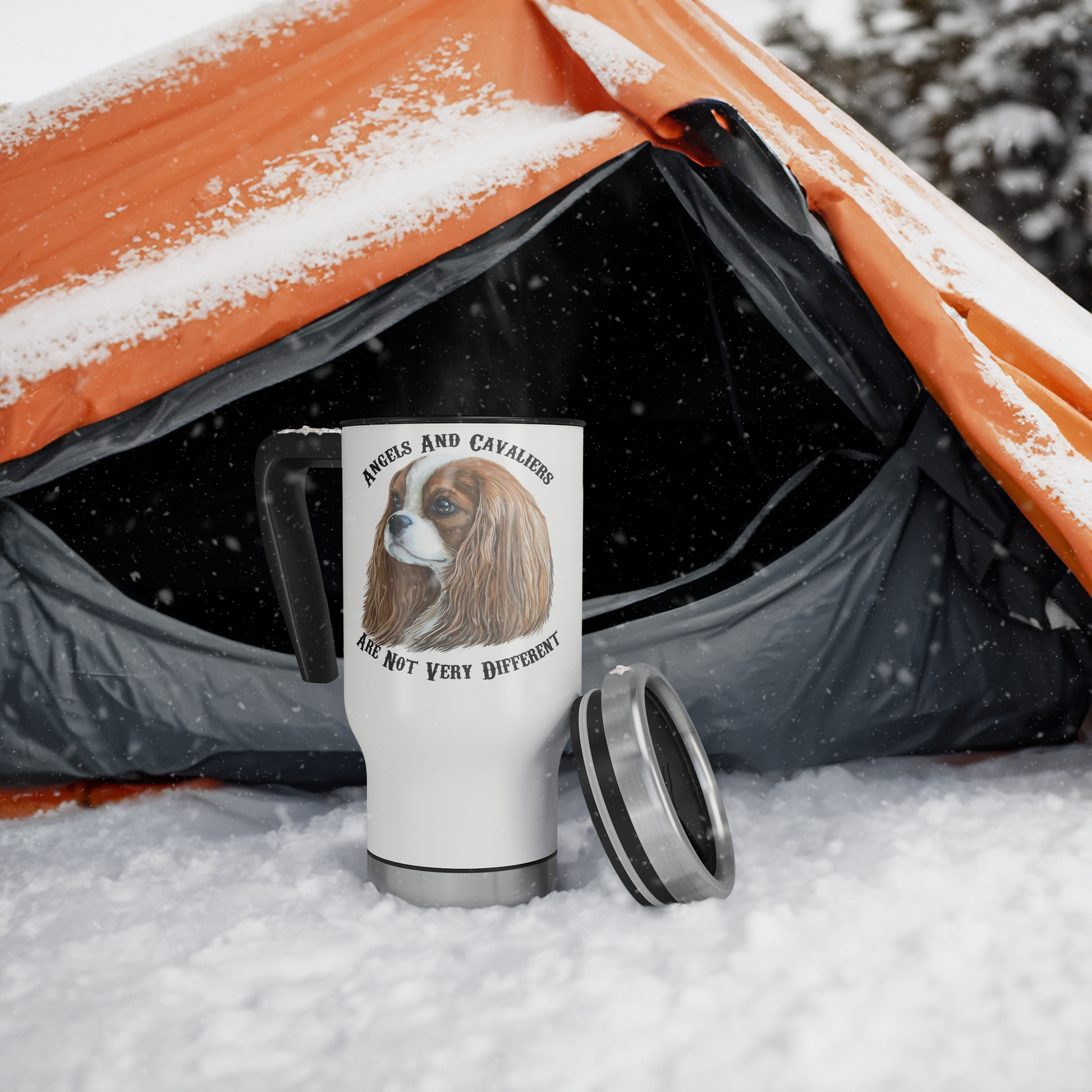 Cavalier_King_Charles_Spaniel_Travel_Mug_Tent_Snow_Mockup.png