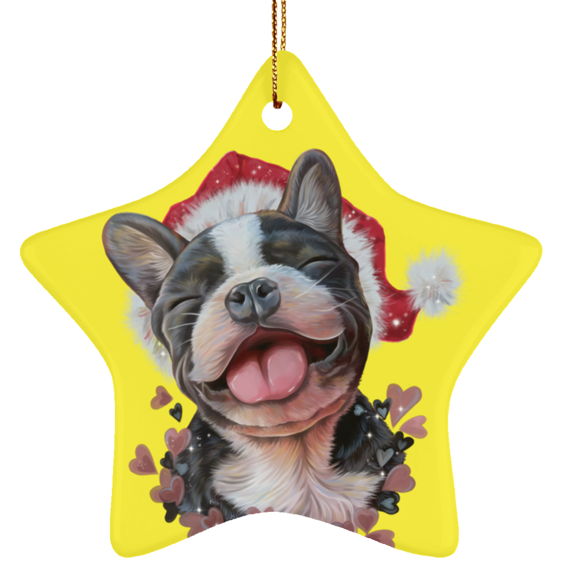 French Bulldog Christmas Tree Ornaments - GoneBold.gift