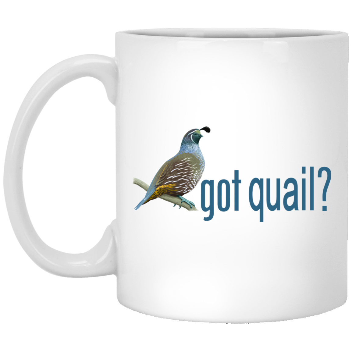 Quail Mug - Got Quail, California Valley Quail, Quail Breeder Gifts - GoneBold.gift