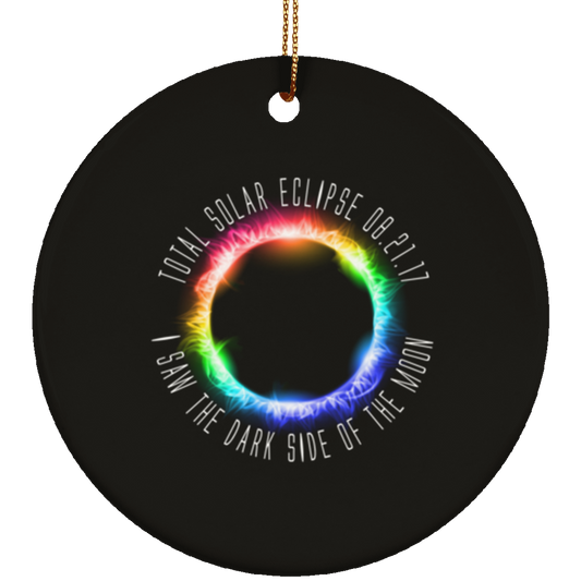 Christmas Tree Decorations - Solar Eclipse Ornament - GoneBold.gift