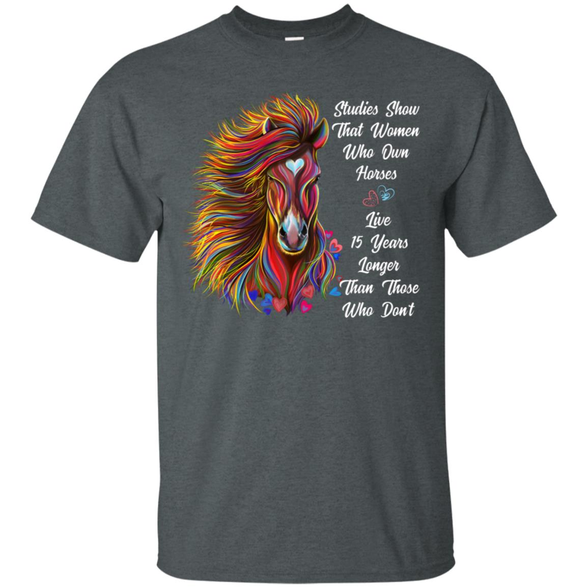 Horse T-shirt for Women, Horse Gift, Studies Show Funny Shirt - GoneBold.gift