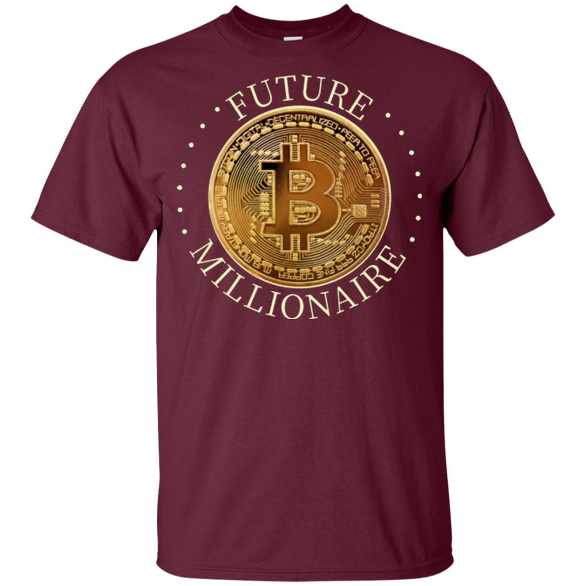 Future Millionaire Youth Ultra Cotton Bitcoin T-Shirt - GoneBold.gift