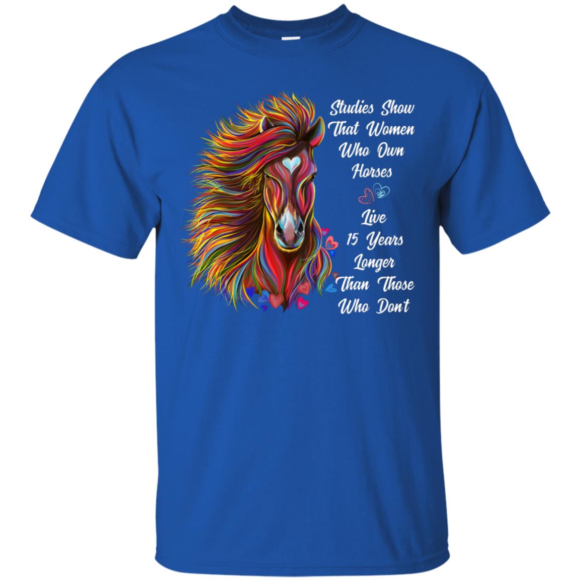 Horse T-shirt for Women, Horse Gift, Studies Show Funny Shirt - GoneBold.gift