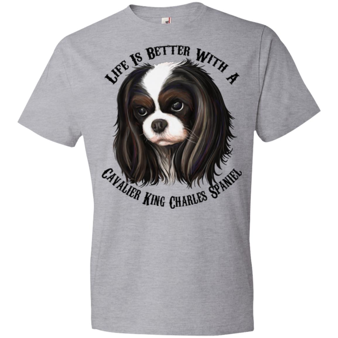 Cavalier King Charles Spaniel Premium Lightweight T-shirt, Life Is Better With  A Cavalier - GoneBold.gift