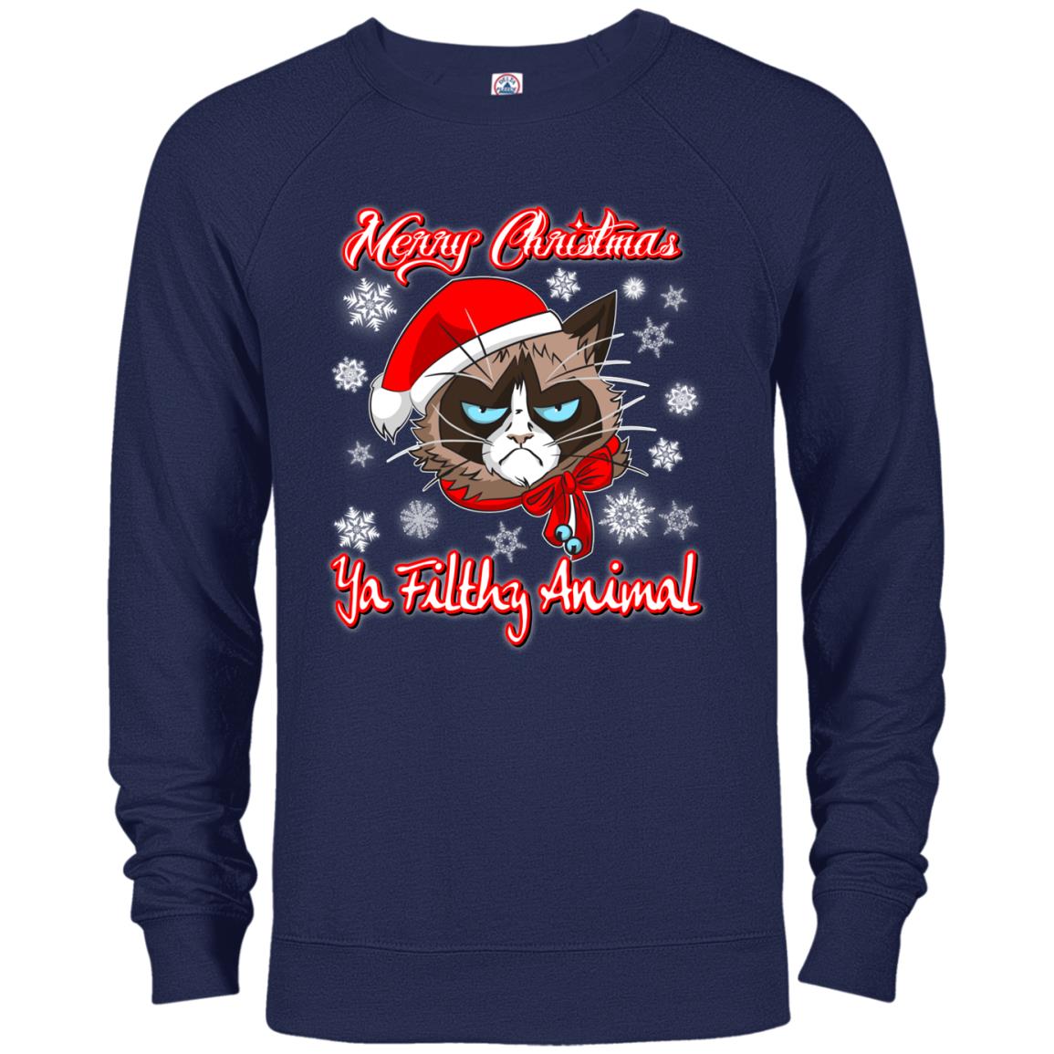 Christmas ugly Sweater Hoodie - Grumpy Cat Funny Christmas Gifts - GoneBold.gift