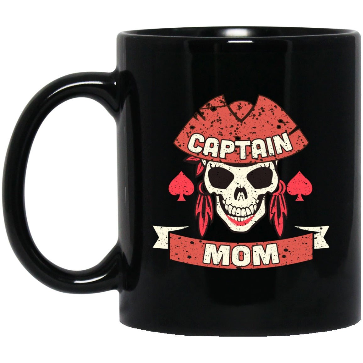 Captain Mom Mug Funny Black Coffee Mugs - GoneBold.gift