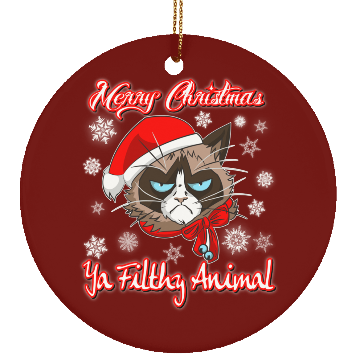 Christmas tree decorations - Cat Christmas Decor Ornament - GoneBold.gift
