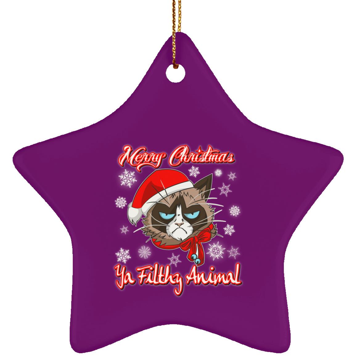 Christmas tree decorations - Cat Christmas Decor Ornament - GoneBold.gift