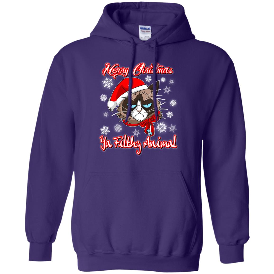 Christmas ugly Sweater Hoodie - Grumpy Cat Funny Christmas Gifts - GoneBold.gift