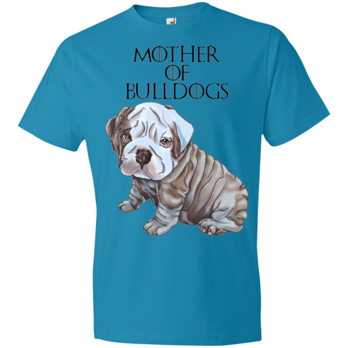 English Bulldog Shirt For Women, Girls - Mother of Bulldogs - GoneBold.gift