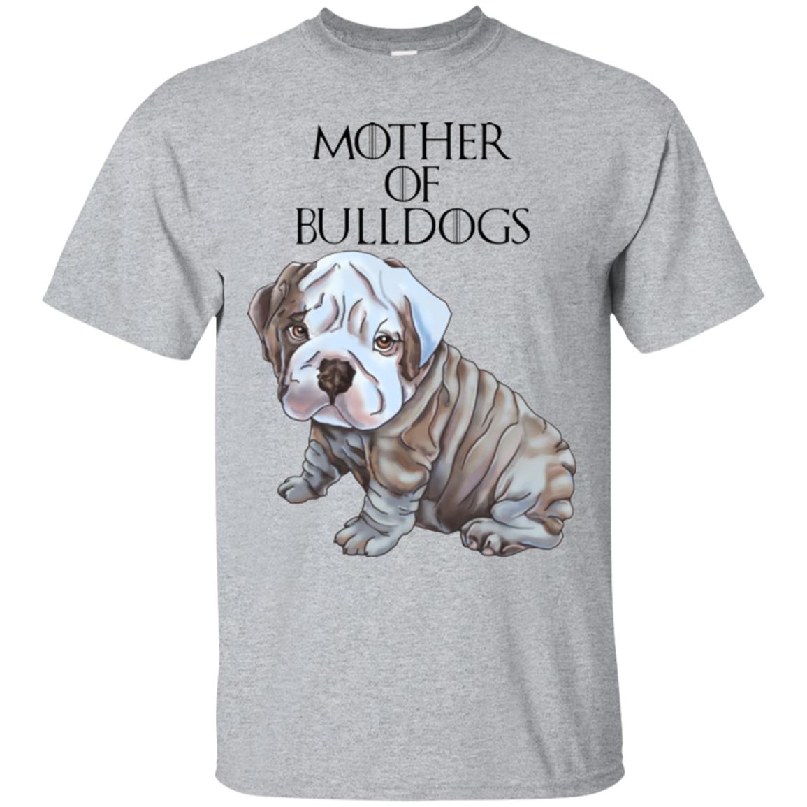 English Bulldog Shirt For Women, Girls - Mother of Bulldogs - GoneBold.gift