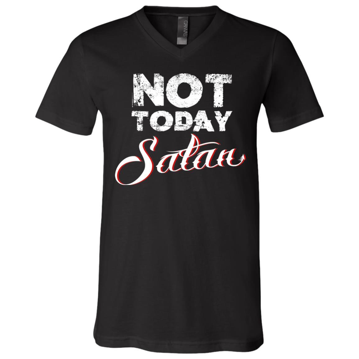 Christian shirt Not Today Satan Funny Unisex Tees - GoneBold.gift