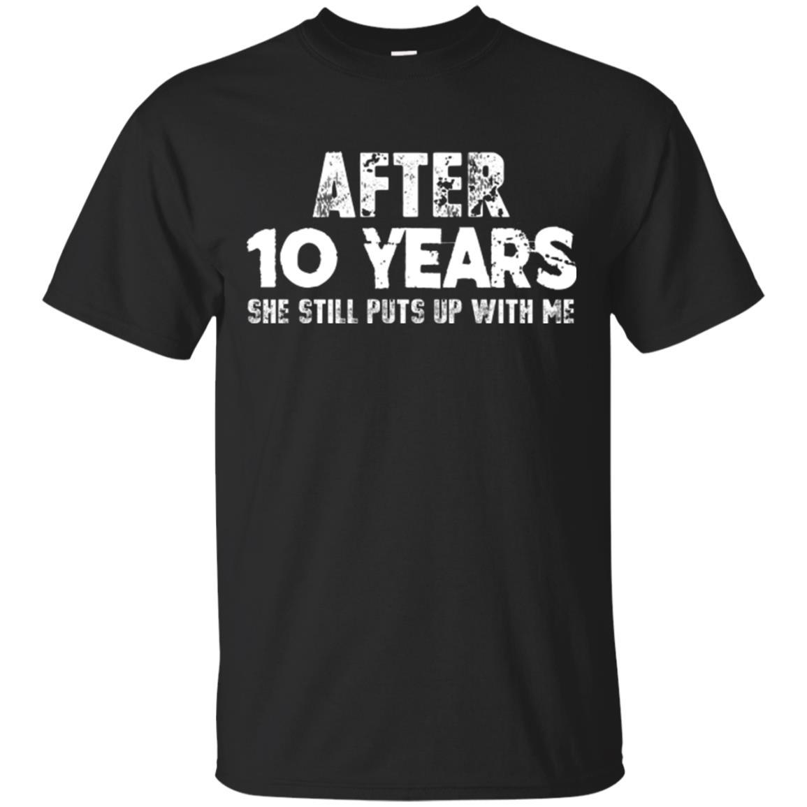Anniversary Gift Shirt 10 Years Unisex Tees - GoneBold.gift