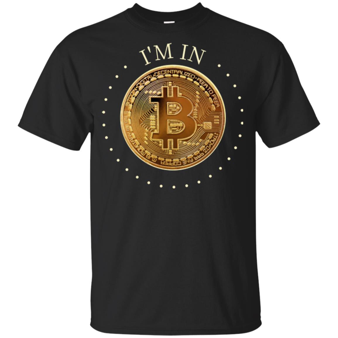 I'm In Gildan Youth Ultra Cotton Bitcoin T-Shirt - GoneBold.gift