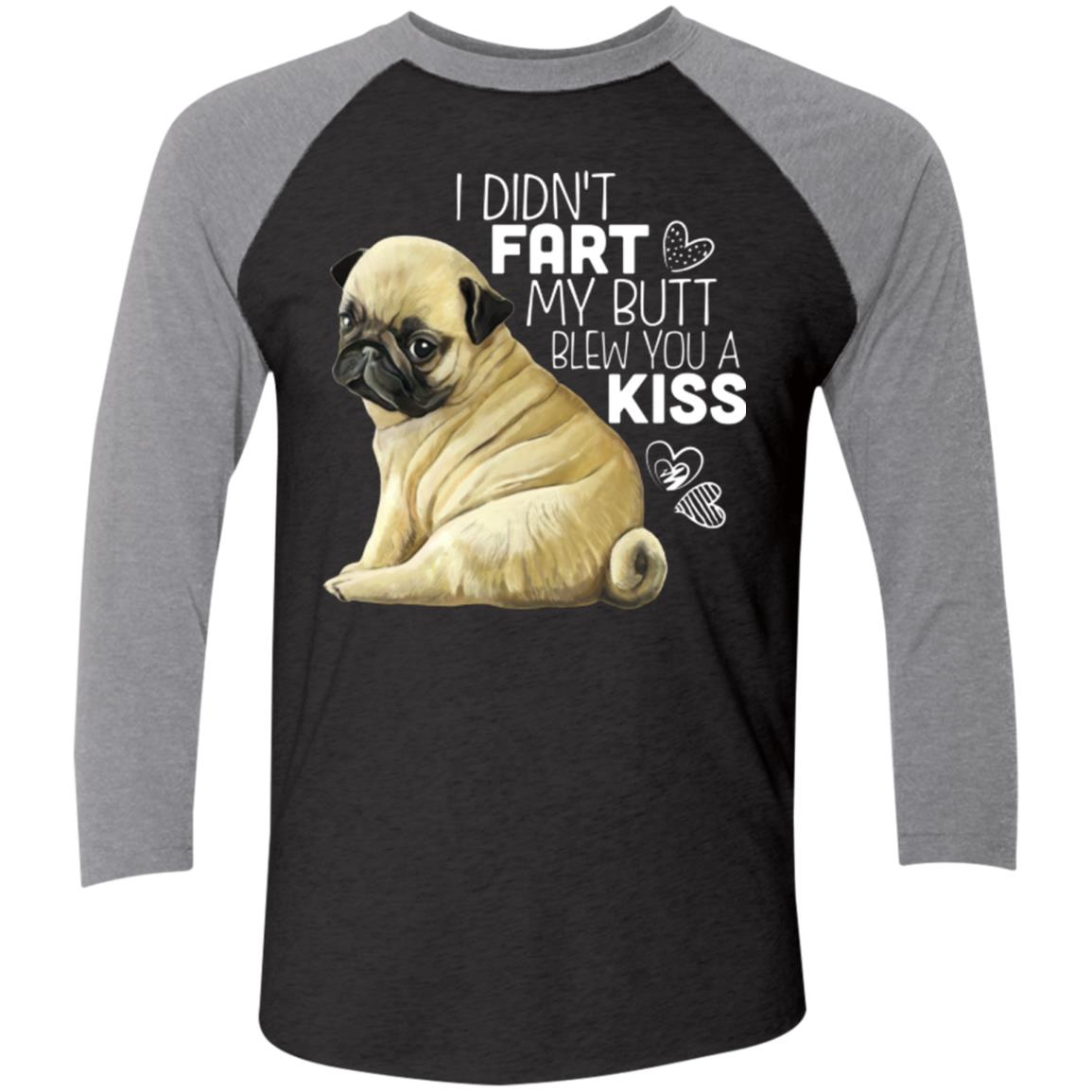 Funny Pug shirt Baseball Raglan T-Shirt - GoneBold.gift