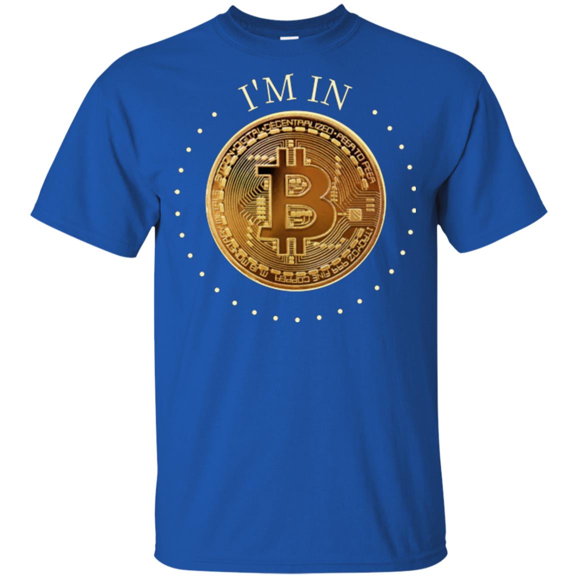 I'm In Gildan Youth Ultra Cotton Bitcoin T-Shirt - GoneBold.gift