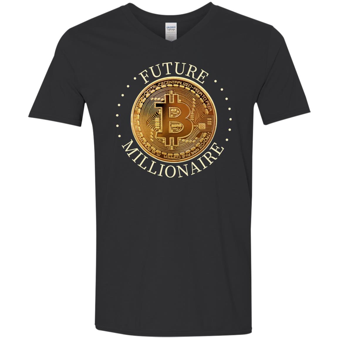 Bitcoin Shirt for Men - Future Millionaire - GoneBold.gift