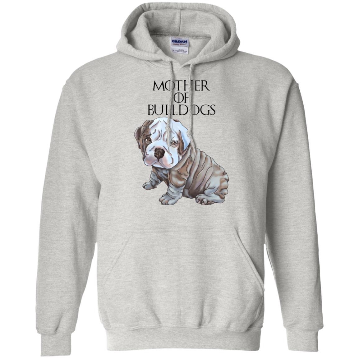 English Bulldog Hoodie For Women, Girls - Mother of Bulldogs - GoneBold.gift