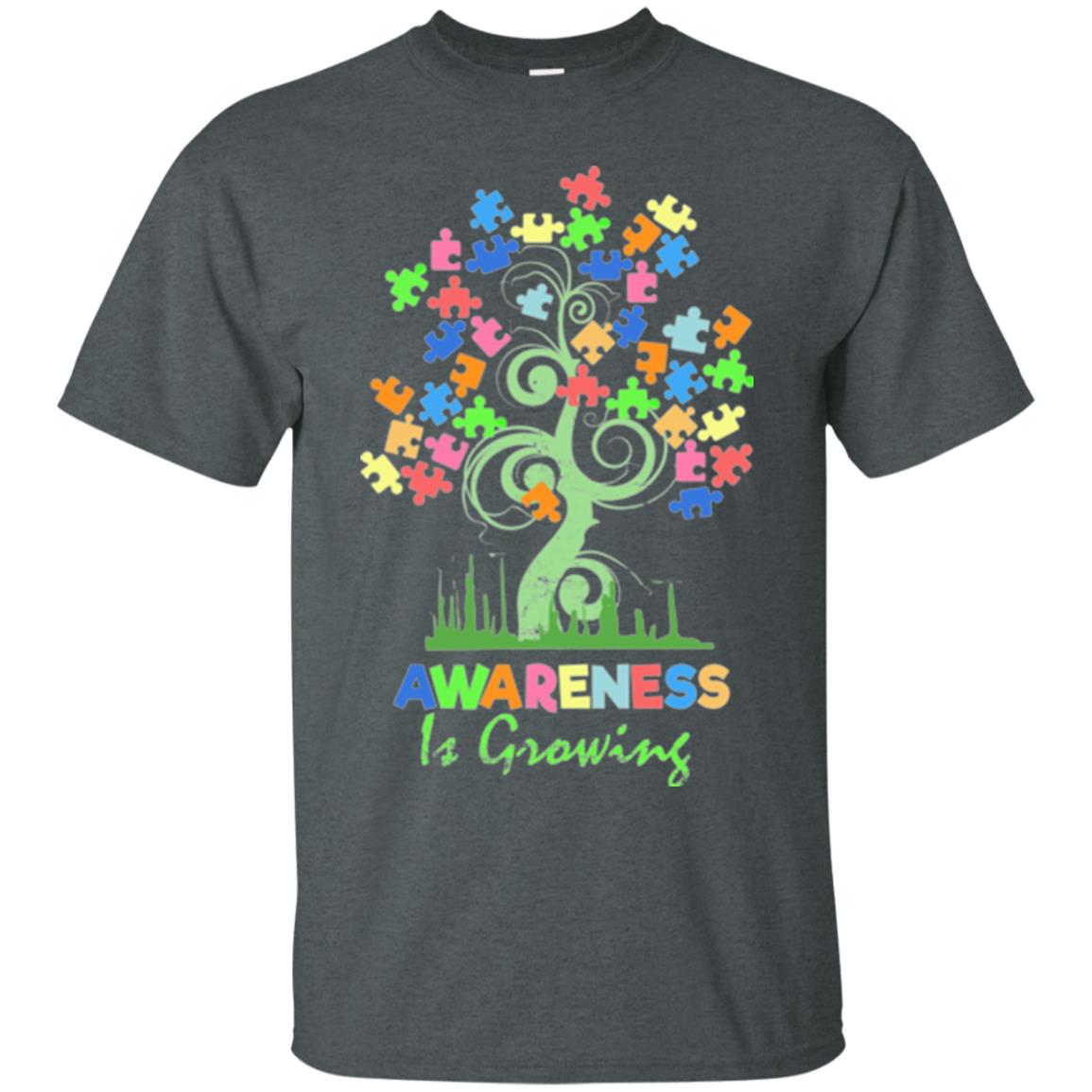 Autism Awareness shirts - Awareness Is Growing - GoneBold.gift