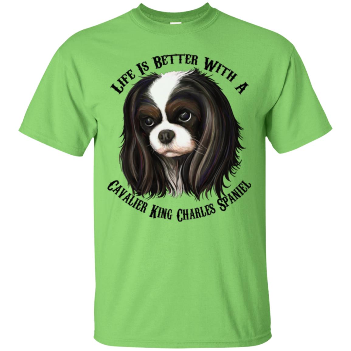 Cavalier King Charles Spaniel T-shirt, Life Is Better With  A Cavalier - GoneBold.gift