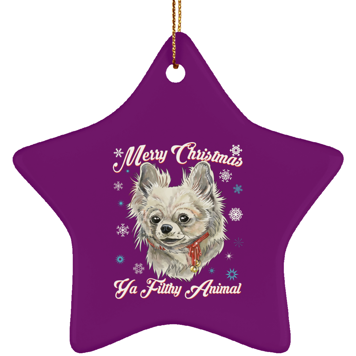 Christmas tree decorations - Chihuahua Dog - GoneBold.gift