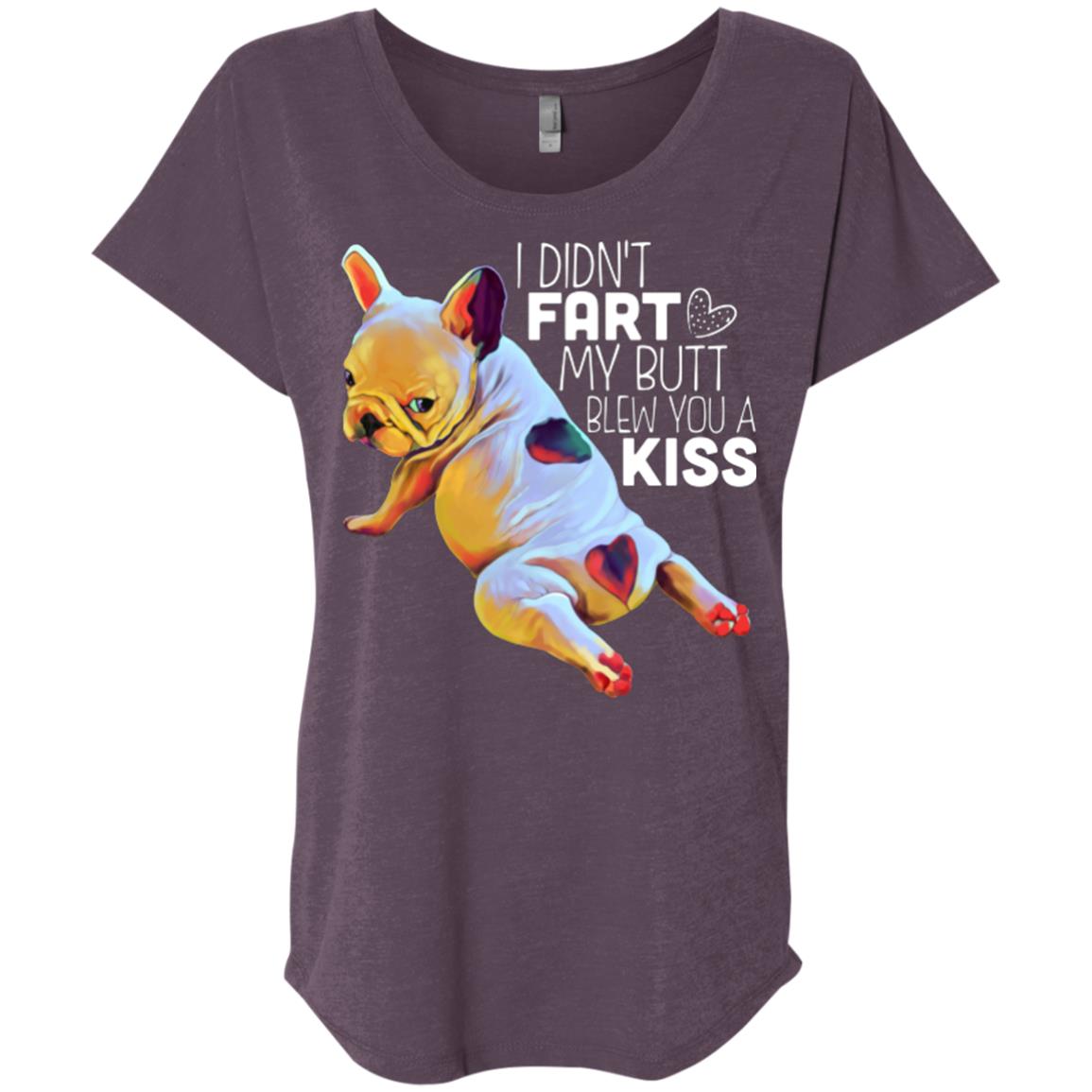 Frenchie Funny Gifts Triblend Dolman Sleeve T-shirt - GoneBold.gift
