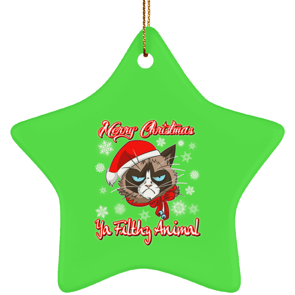 Christmas tree decorations - Cat Christmas Decor Ornament - GoneBold.gift