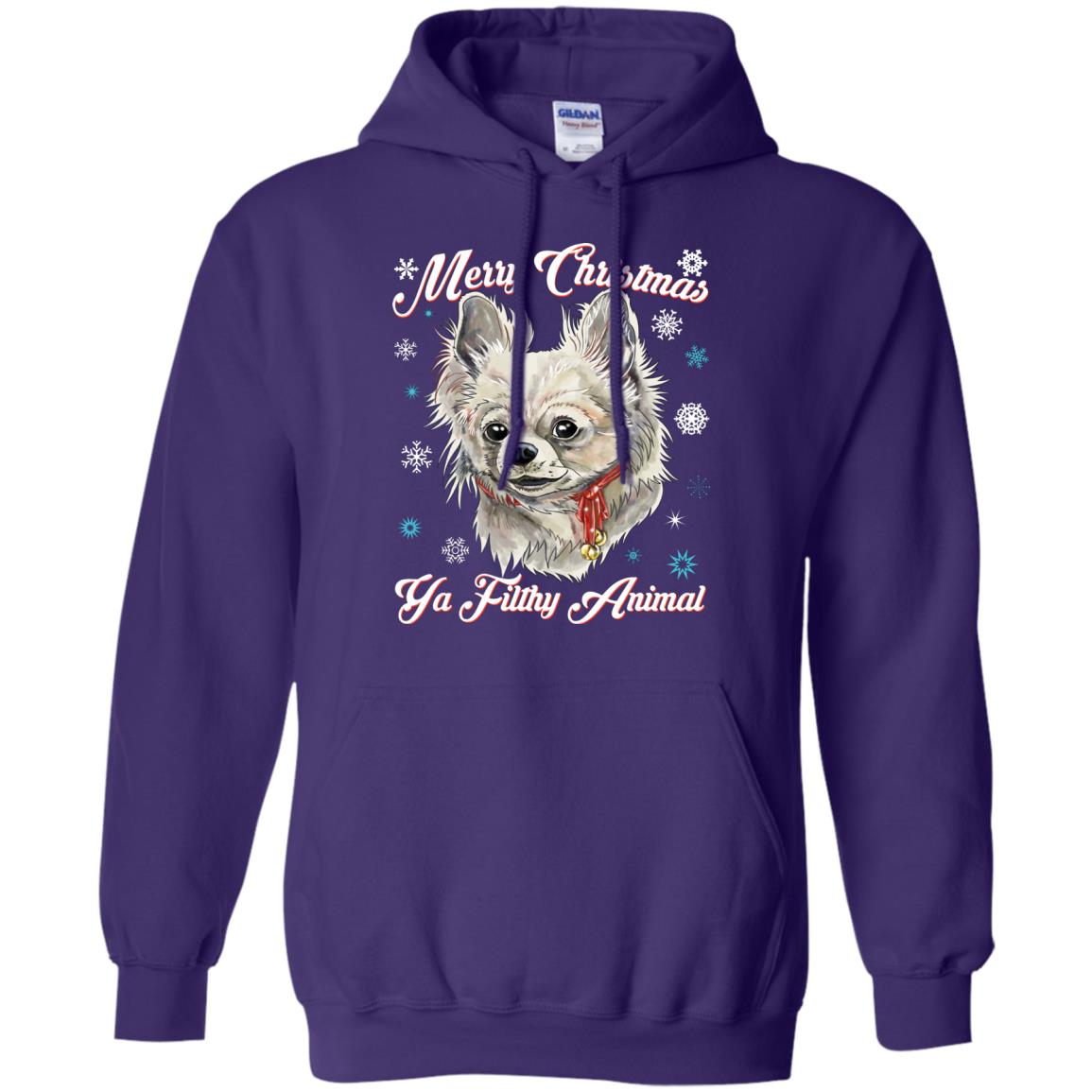 Christmas ugly Sweater Hoodie - Chihuahua Dog Christmas Gift Idea - GoneBold.gift
