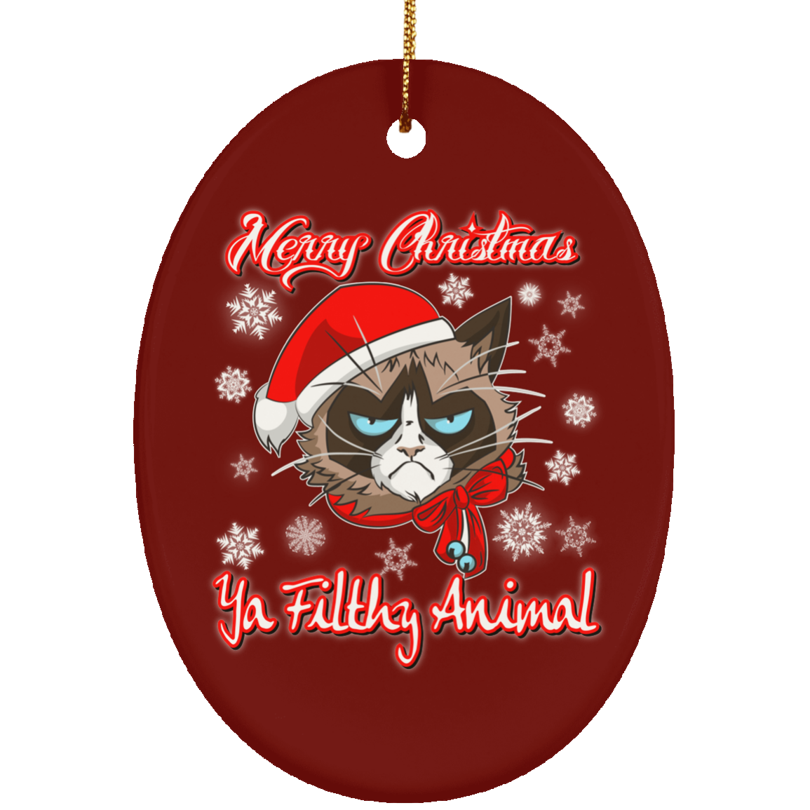 Christmas tree decorations - Cat Christmas Decor Ornament - GoneBold.gift