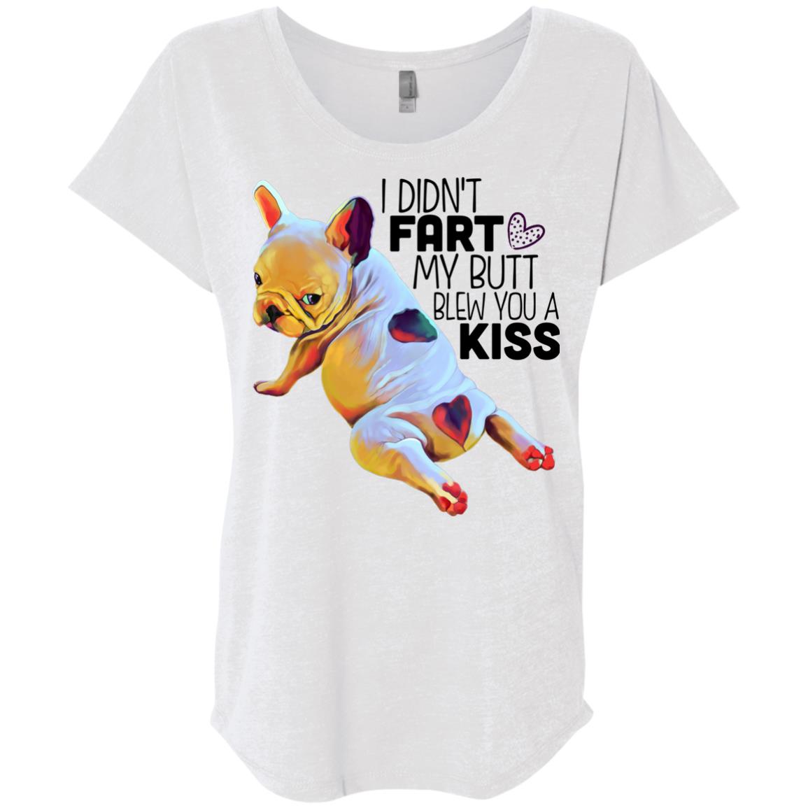 Funny Frenchie French Bulldog Dolman Sleeve T-shirt - GoneBold.gift