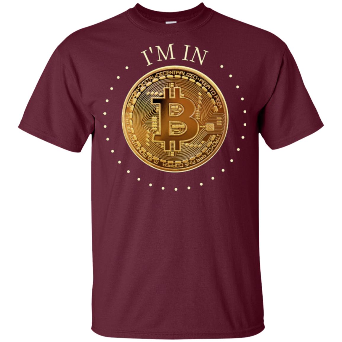 I'm In Gildan Youth Ultra Cotton Bitcoin T-Shirt - GoneBold.gift