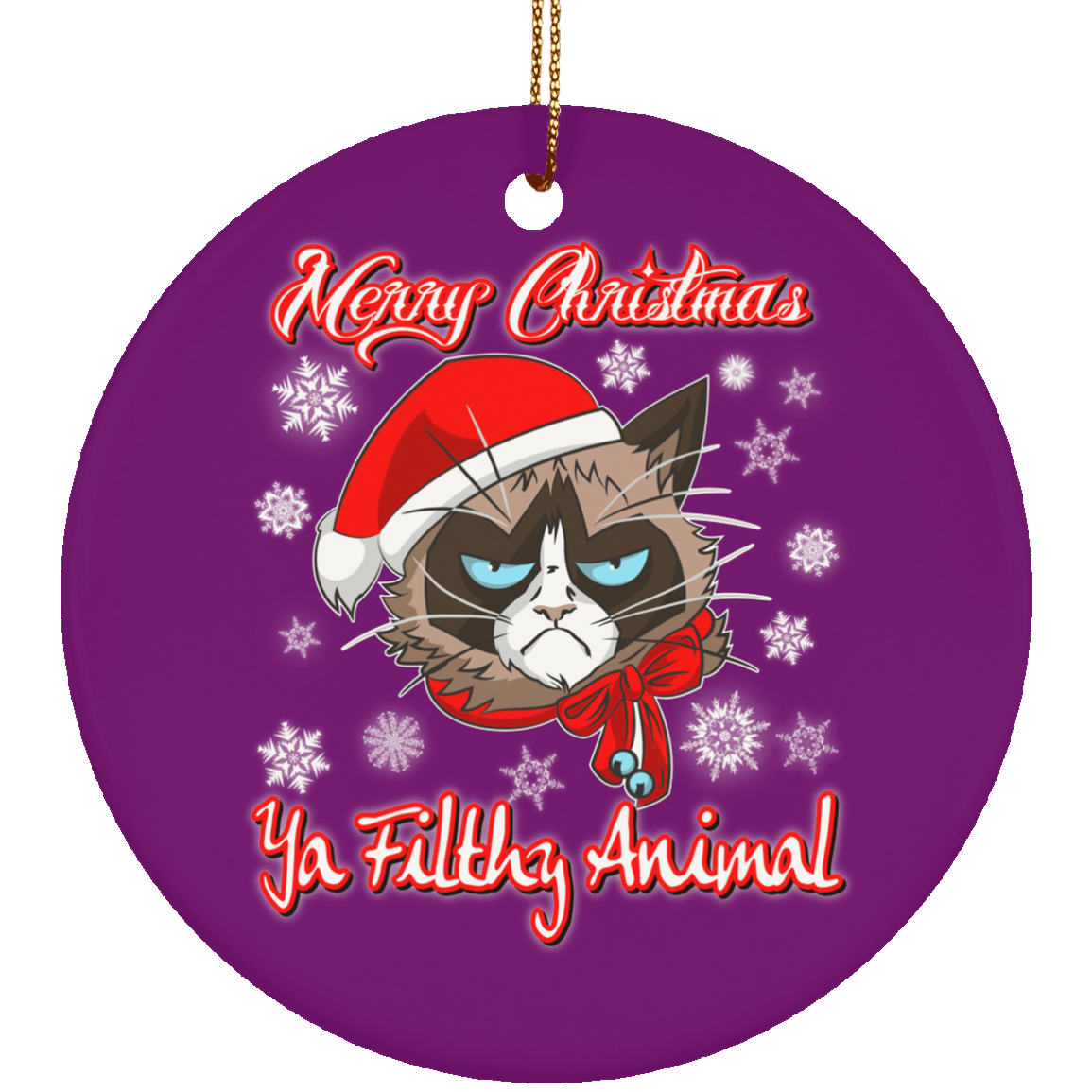 Christmas tree decorations - Cat Christmas Decor Ornament - GoneBold.gift