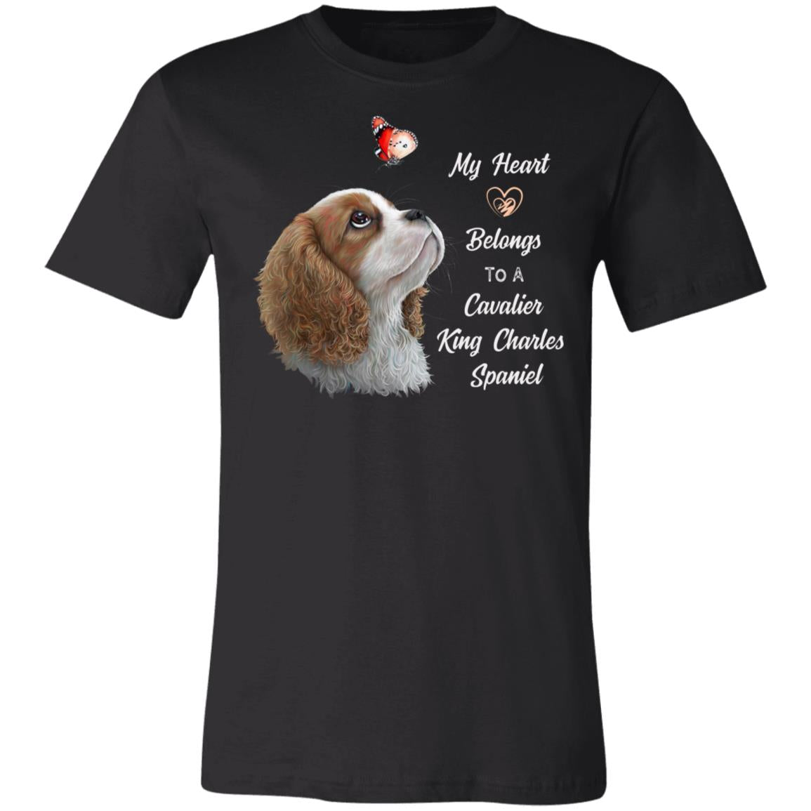 My Heart Belong To A Cavalier King Charles Spaniel T-Shirt