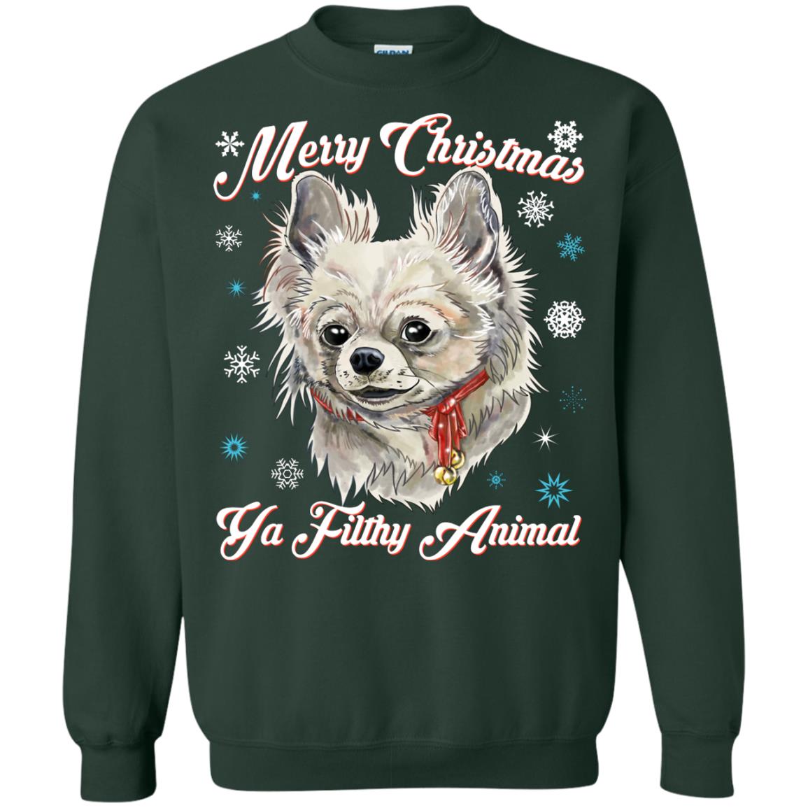 Christmas ugly Sweater Hoodie - Chihuahua Dog Christmas Gift Idea - GoneBold.gift