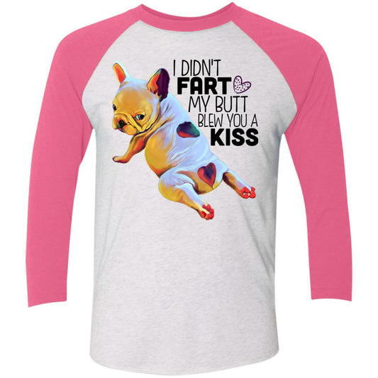 Funny Frenchie French Bulldog Baseball Raglan T-Shirt - GoneBold.gift