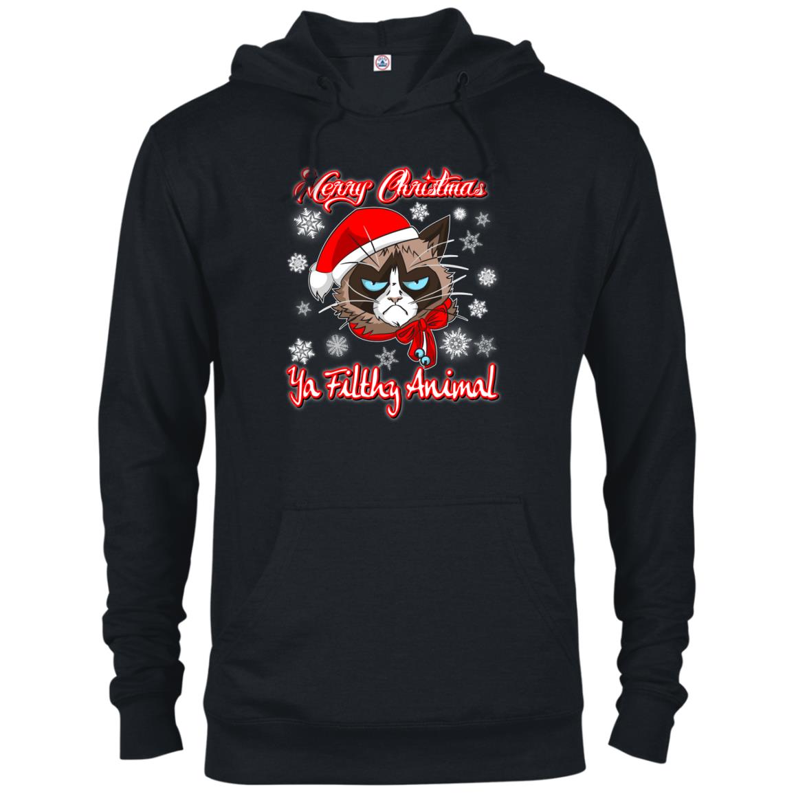 Christmas ugly Sweater Hoodie - Grumpy Cat Funny Christmas Gifts - GoneBold.gift