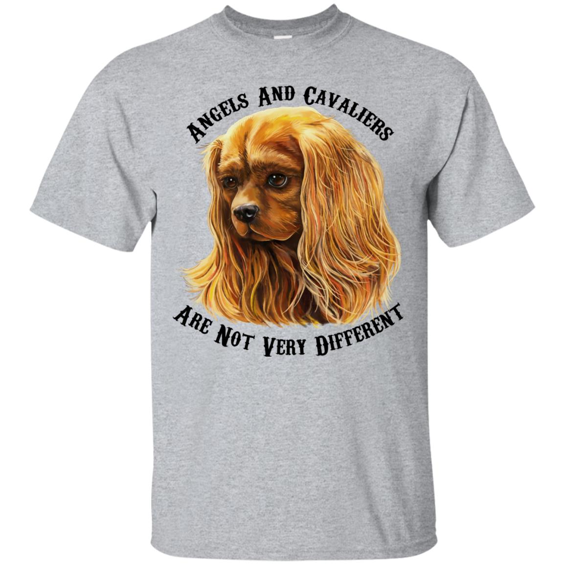 Cavalier King Charles Spaniel Ruby Angels T-Shirt - GoneBold.gift