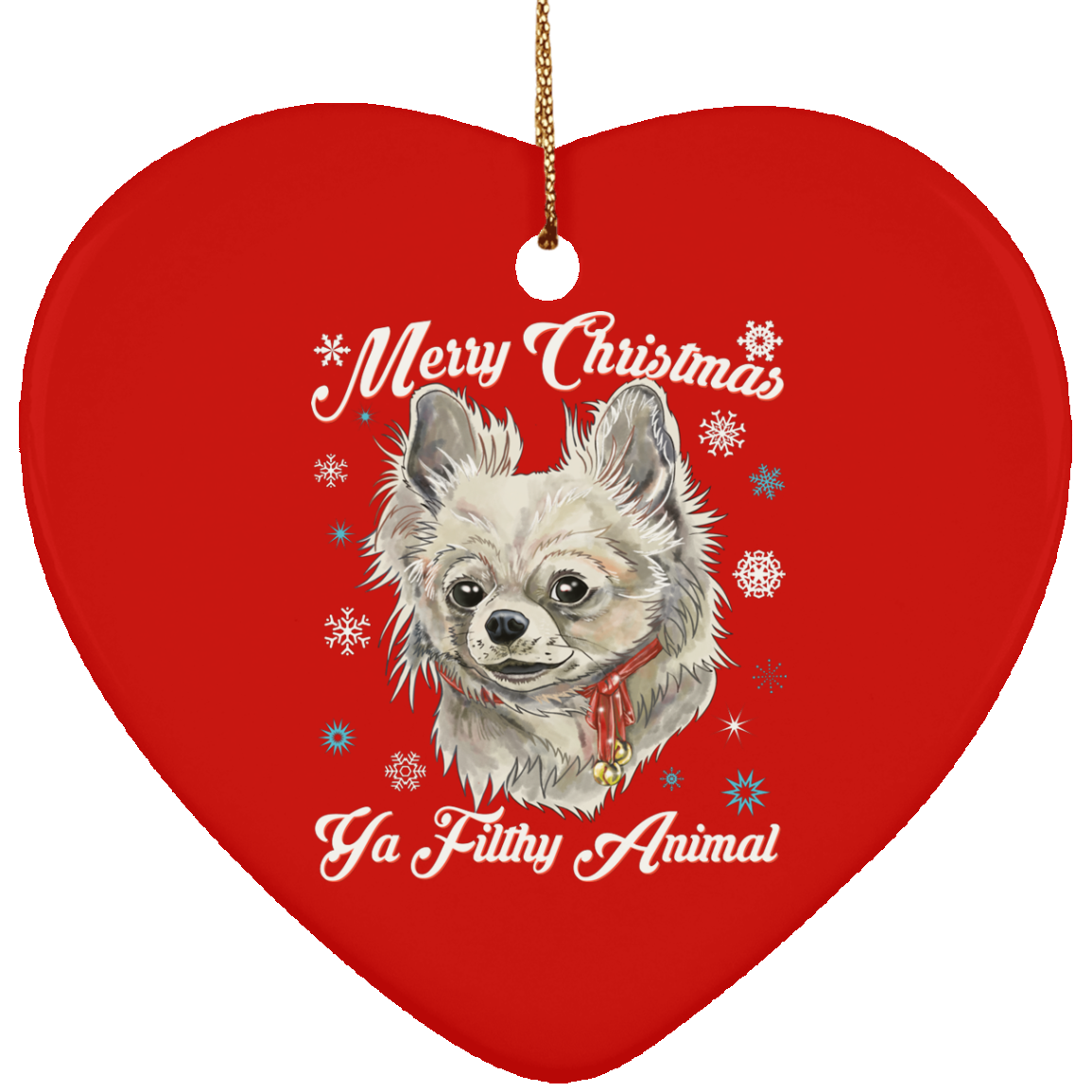 Christmas tree decorations - Chihuahua Dog - GoneBold.gift