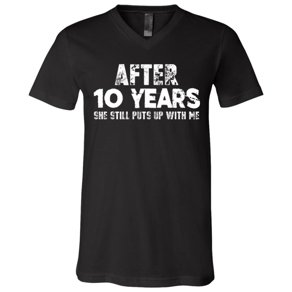 Anniversary Gift Shirt 10 Years Unisex Tees - GoneBold.gift