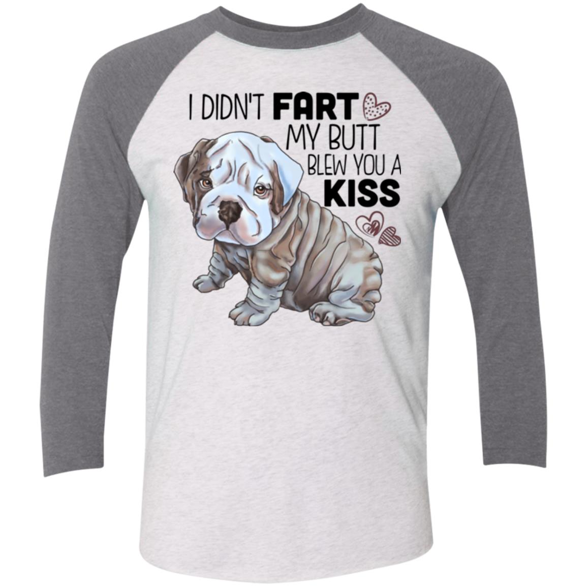 Funny English Bulldog Baseball Raglan T-Shirt - GoneBold.gift