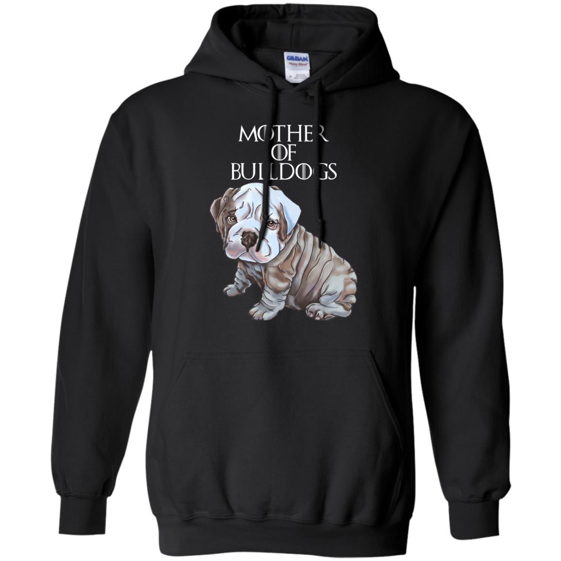 English bulldog Hoodie For Women - Mother of Bulldogs - GoneBold.gift