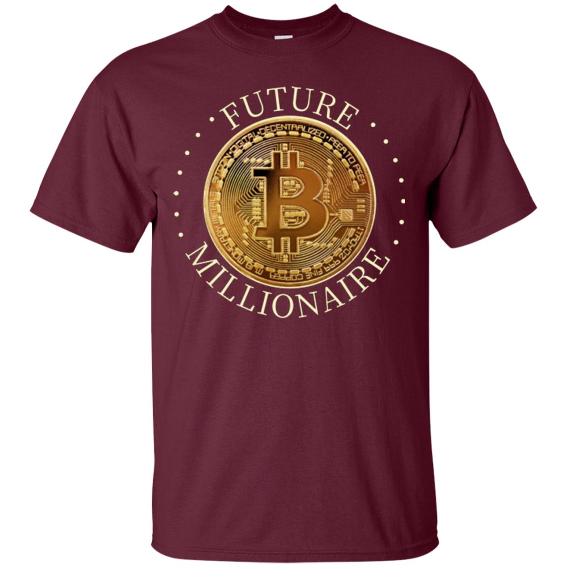 Future Millionaire Adult Unisex Bitcoin T-Shirt - GoneBold.gift