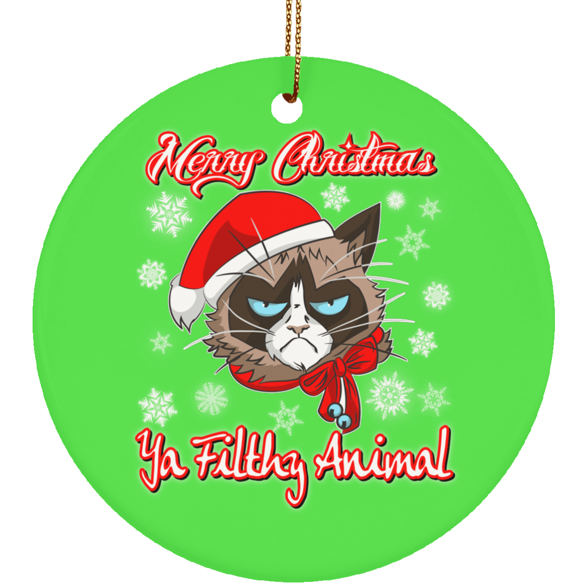 Christmas tree decorations - Cat Christmas Decor Ornament - GoneBold.gift
