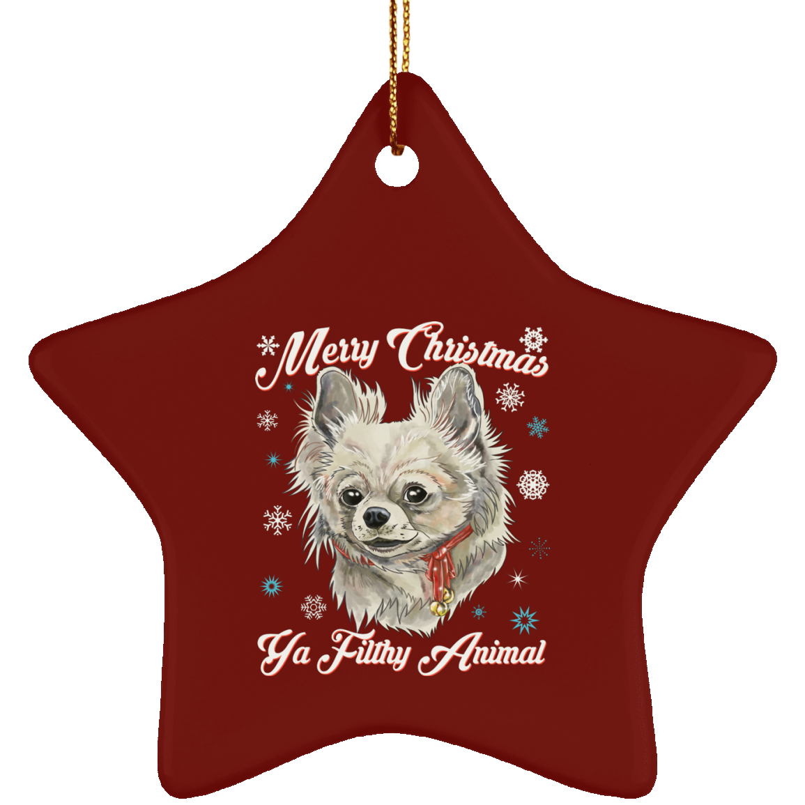 Christmas tree decorations - Chihuahua Dog - GoneBold.gift