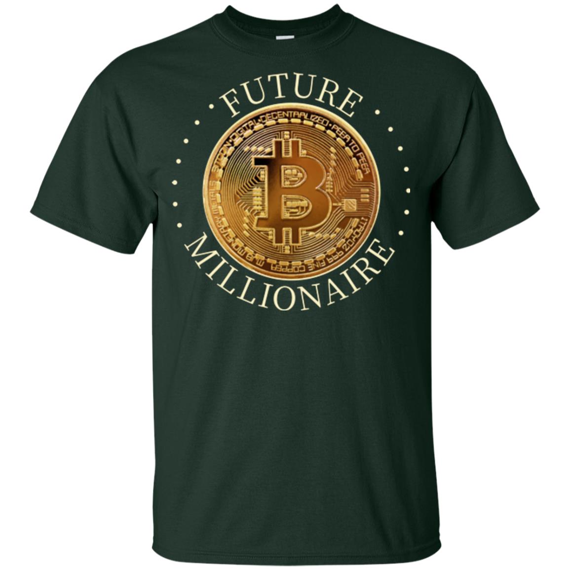 Future Millionaire Youth Ultra Cotton Bitcoin T-Shirt - GoneBold.gift