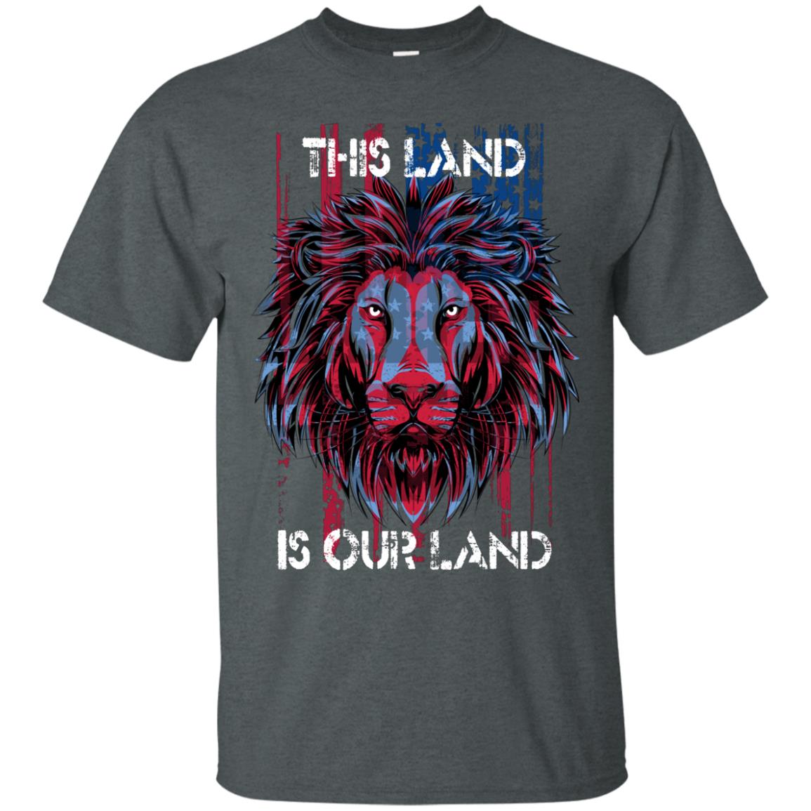 Patriotic T-Shirt USA Flat This Land, 4th of July Clothes - GoneBold.gift