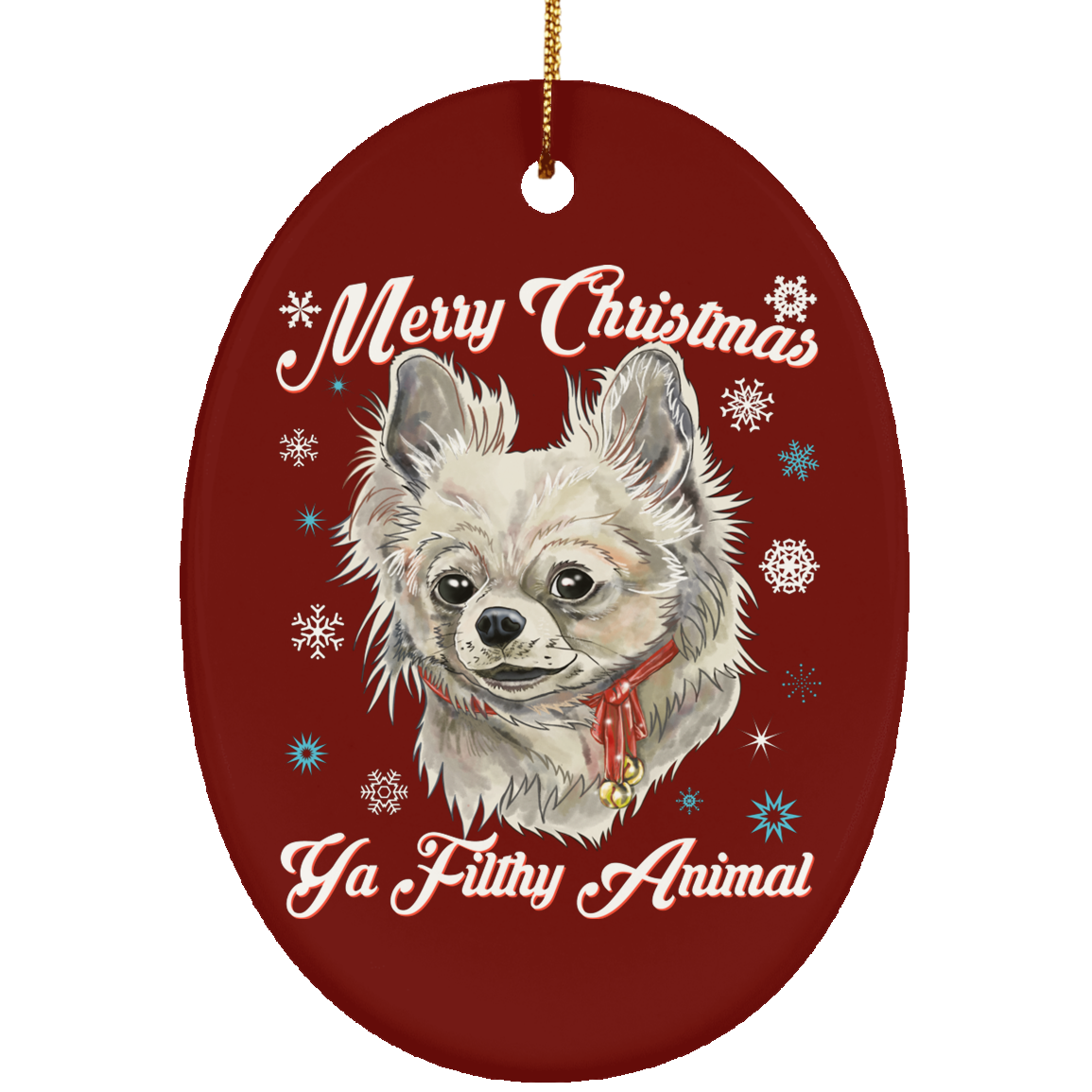 Christmas tree decorations - Chihuahua Dog - GoneBold.gift