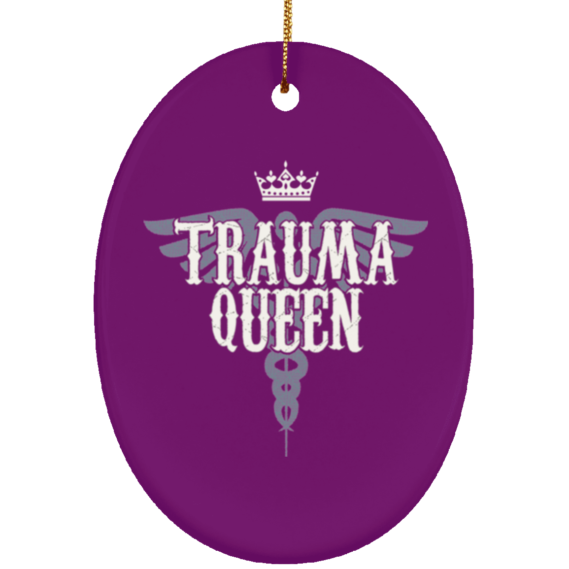 Nurse Gifts Trauma Queen Christmas Tree Decorantions Ornament - GoneBold.gift